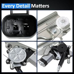 Front Driver and Passenger Power Window Regulator Front Left & Front Right