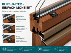 Casement Cover Profile with Seal | Weather Leg | Wooden Window Aluminium Protection Profile