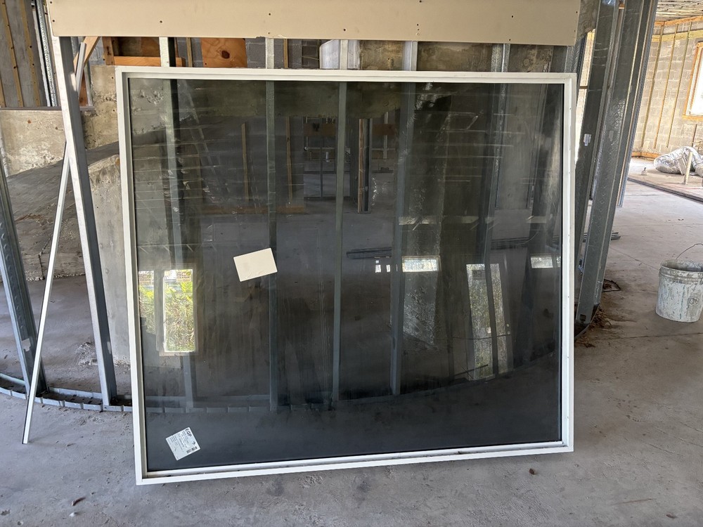 Window – Glass 62 1/8 x 70 5/8 Frame inside 63.5 x 72 Frame outside 64.5 x 73