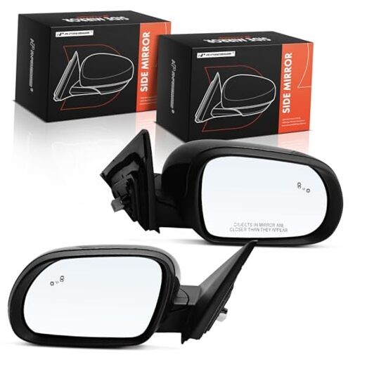 Pair (2) Driver and Passenger Side Power Door Mirror – Compatible with Kia
