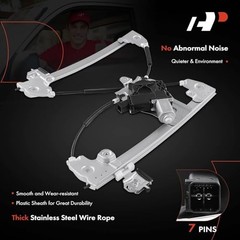 Front Driver Side Power Window Regulator Front Left Driver Side 7 Pins Motor