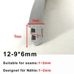 Rubber Window Door Gasket Seal Strip Glass Fixed Repair Seal Waterproof Layer