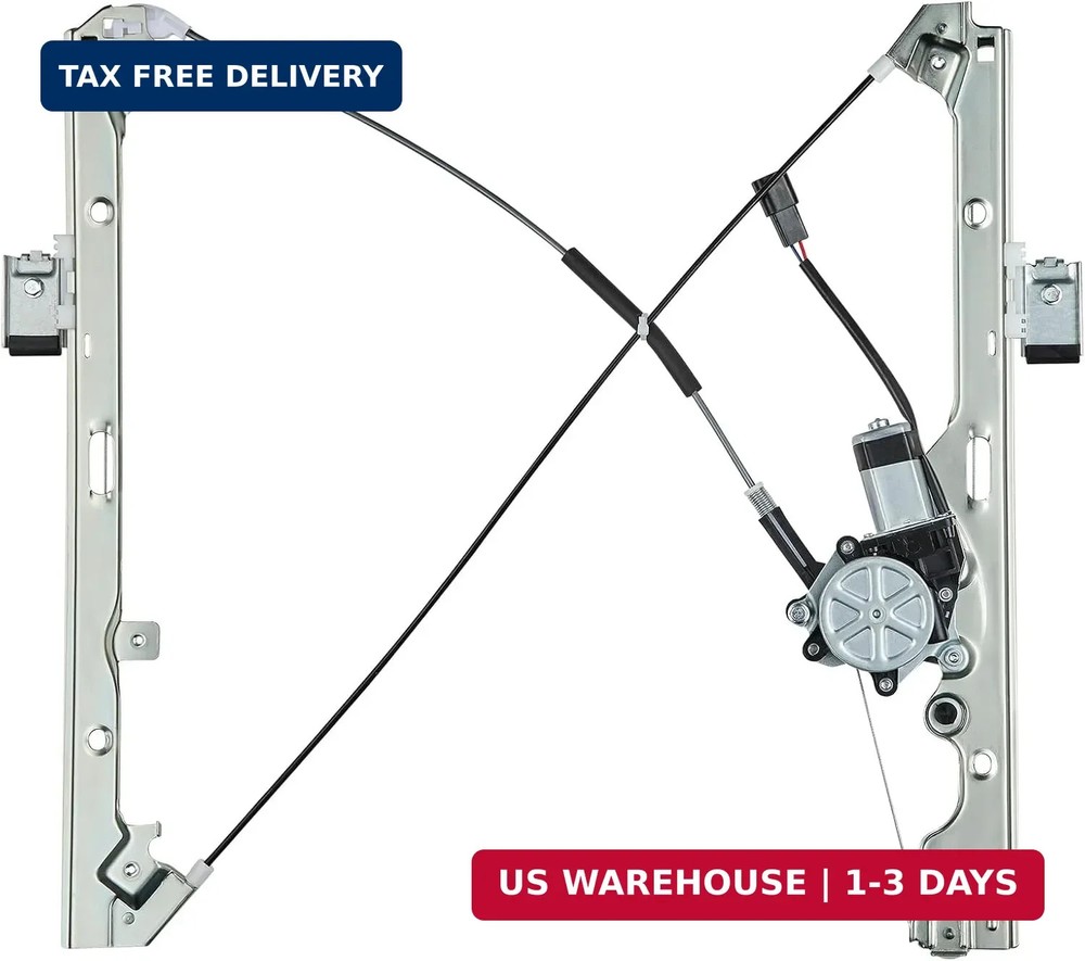 BDFHYK 741-645 Power Window Regulator with Motor for Car Front Right Passenger S
