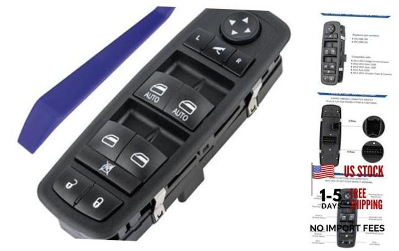 Driver Side Power Window Switch Compatible with 2012-2015 Dodge Grand