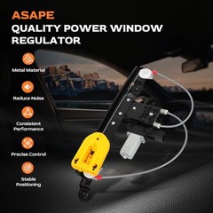 Rear Left Driver Side Power Window Regulator Assembly with Motor C2Z26992 Fit