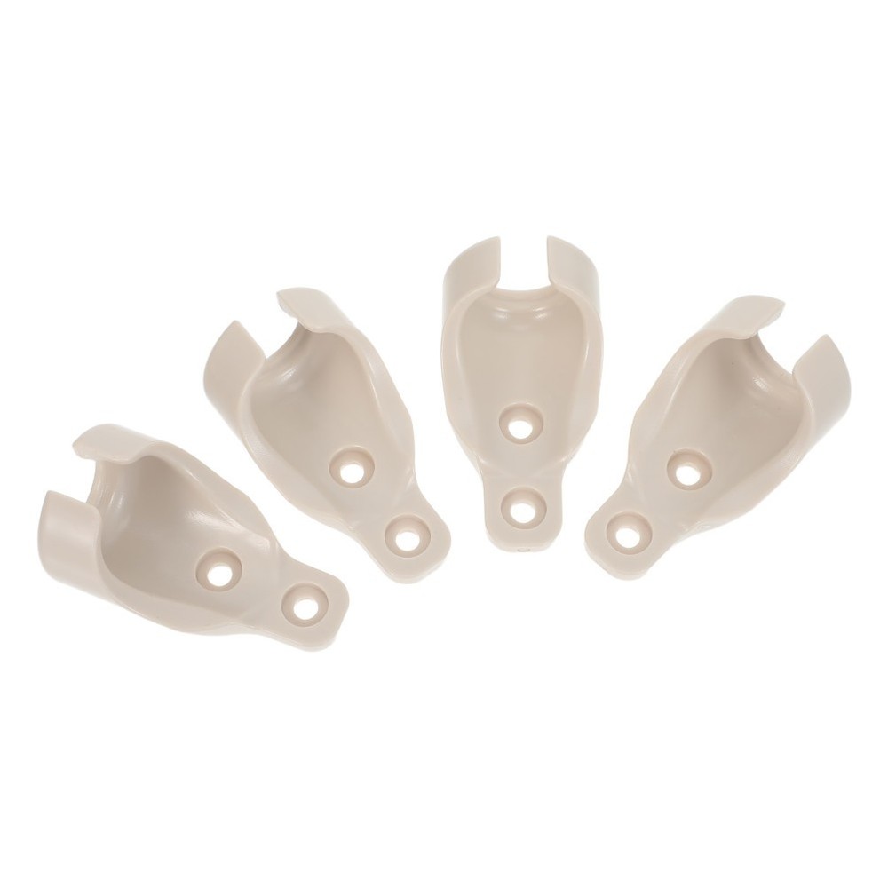 4Pcs Reusable Plastic Windproof Tie Down Brackets for Roller Shades