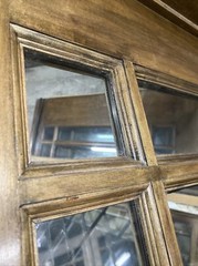 Craftsman style door/window fixed in frame double pane tempered glass 83X48