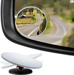 2-Inch Round Blind Spot Mirrors for Cars, Universal Fit, HD Convex Size: Round