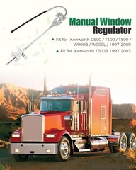 Window Regulator Driver Side Manual Fit for Kenworth C500 T300 T800 W900B