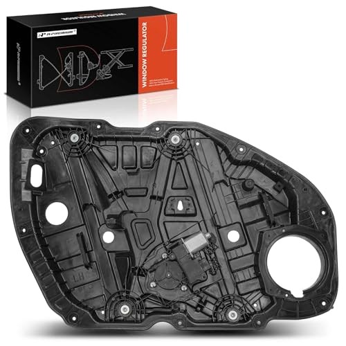 Front Left Driver Side Power Window Regulator with 6-Blade Connector Motor