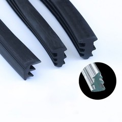 Silicone Rubber Window & Door Gasket Seal Flipper Glazing Rubber Draught Seal