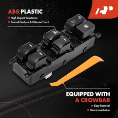 Master Power Window Switch Compatible with Kia Rio 2012-2017, 18 Blades,