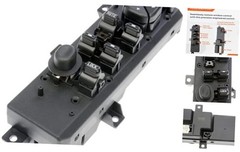 901-472 Front Driver Side Power Window Switch Compatible with Select Jeep