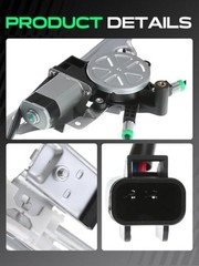 Power Window Regulator with 2-Pin Motor Assembly Front Passenger Side