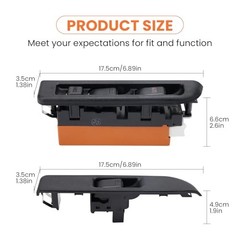 2 Pcs 8973151840 Power Window Switch Compared with Isuzu NPR NQR NPR-HD 98-07