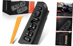 15883323 Front Driver Side Master Power Window Switch & Bezel Compatible with