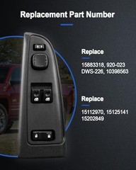 15883318 Master Power Window Switch Fit for Chevy Silverado & Replace 15883318