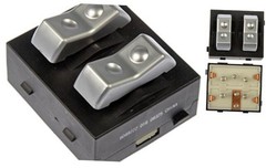 901-402 Front Driver Side Power Window Switch 2 Button Compatible with Select