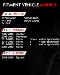 Power Window Regulator with Motor for:-Nissan Front Right Passenger Side