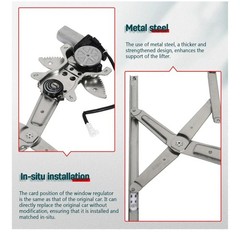 ✅Window Regulator/Motor Front Left Driver Toyota Corolla Chevrolet Prizm 98′-02′