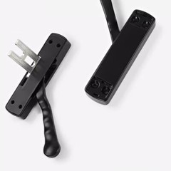 Left right Universal Aluminum Alloy Internal & External Flat Handle For Window