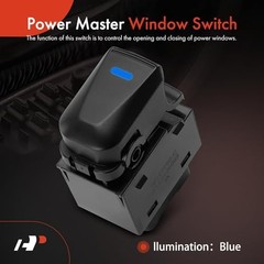 Power Window Switch Compatible with Hyundai Tucson 2010 2011 2012 2013, Rear