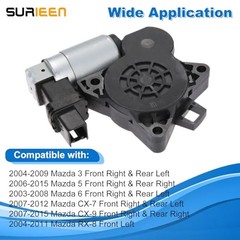 Power Window Lift Motor Front Left Driver or Rear Side, Replacement for Mazda