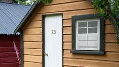2 Pack 12″x18″ Sliding Shed Windows – White Flush Mount with Tempered Glass & Sc