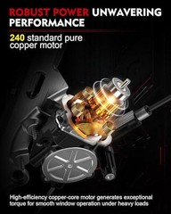 Front Right Passenger Side Power Window Regulator with Motor for:-Honda CRV CR