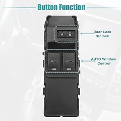 Front Left Window Switch for Dodge Challenger 2011-2014 4602784AC