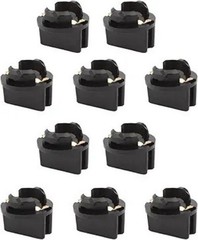 T10 194 168 Socket Base for Car Instrument Panel Dash Gauge Cluster Bulbs (10 Pa