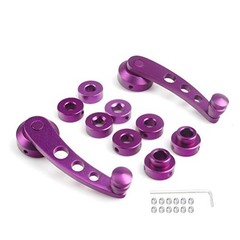 1 Set Car Window Handle Aluminum Alloy Window Crank Handle Universal Car