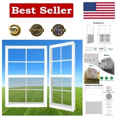 Multi-Functional 24″ x 36″ Shed Windows – Easy DIY Installation & Strong Design
