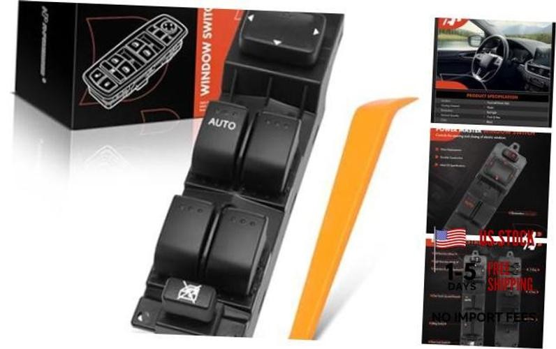 Front Left Driver Side Power Window Switch – Compatible with Mazda 5 2012