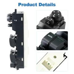 Automatic Power Master Window Switch Compatible with Mazda 3 L4 2.0L 2.3L 2.5L