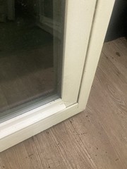 35” W X 57” H Simonton Double Hung Window With Grid Half Screen See Notes