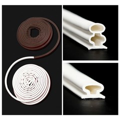Self Adhesive Window Gasket Door Seal Brown Black White Draught Excluder