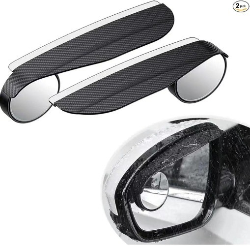2-Pack Blind Spot Car Rearview Mirrors | Universal 360° Adjustable Round Rearvi