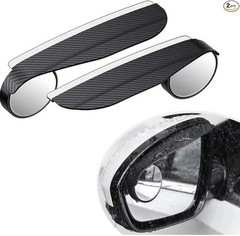 2-Pack Blind Spot Car Rearview Mirrors | Universal 360° Adjustable Round Rearvi
