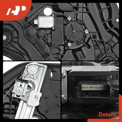 Front Left Driver Side Power Window Regulator with 6-Blade Pulg Motor