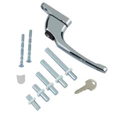 UPVC Window Handle Universal ERA Espag Upvc Key Locking Double Glazing 5 Spindle