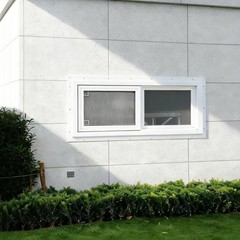 NeatiEase 24″x12″ Basement Window White