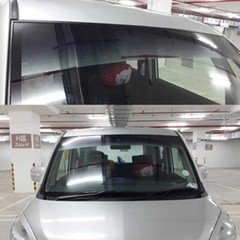 Sun Visor Window Tint Windscreen Film Tinting Black Fade To Silver 20cm X 1.5m