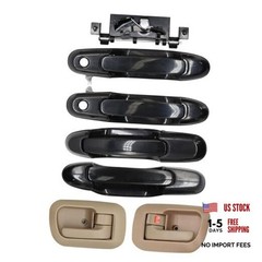 7 Piece Door Handles Kits Compatible with Sienna 1998-2003 80850 80357 80359