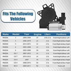 742-802 Power Window Lift Motor Compatible with Mazda Front Right & Rear Left