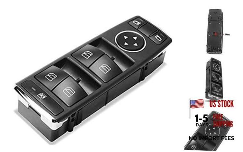 Front Driver Power Window Master Switch for without Power Folding Mirrors