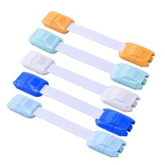 5Pcs Child Security Lock Reusable Multifunction Wardrobe Lock Assorted Colors