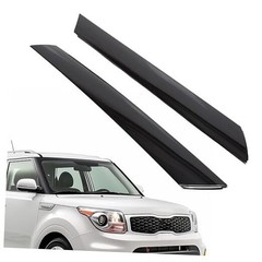 Windshield A-Pillar Trim Compatible with 2010-2013 Kia Soul Exterior Pair