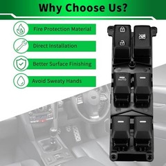 Upgraded for:-Kia Rio 2012 2013 2014 2015 Power Window Switch Front 935701W155