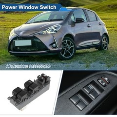 Front Left Driver Side Power Window Switch for Toyota Yaris 2011-2019 Window